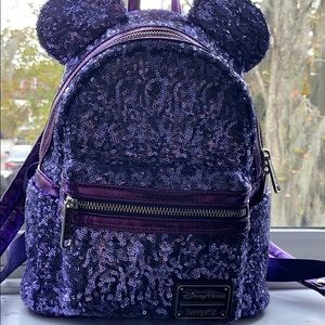 Loungefly Disney Parks Purple Backpack